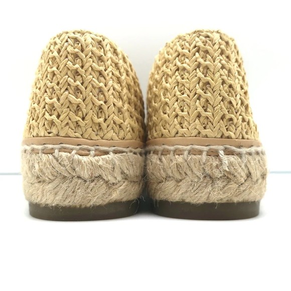 Chanel 22P CC Cap Toe Espadrilles Beige Braided Fabric & Black Leather Size 37 - Picture 8 of 11